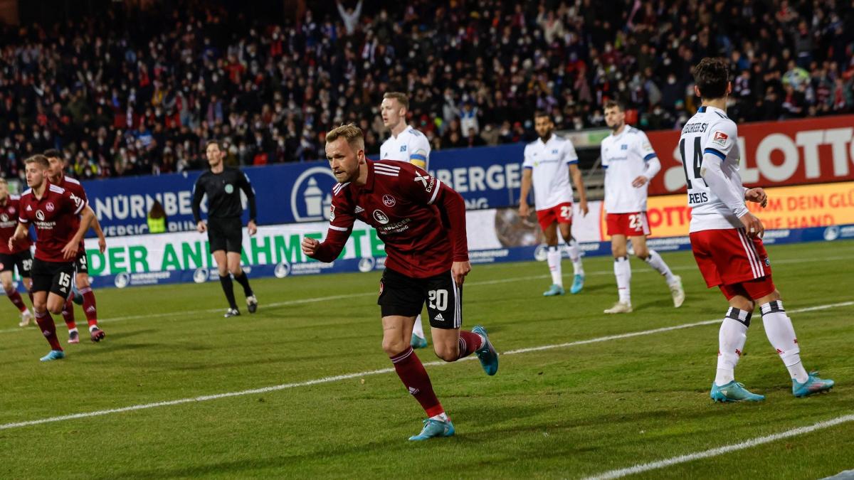 #2. Liga: Spätes Siegtor: 1. FC Nürnberg ringt Hamburger SV nieder