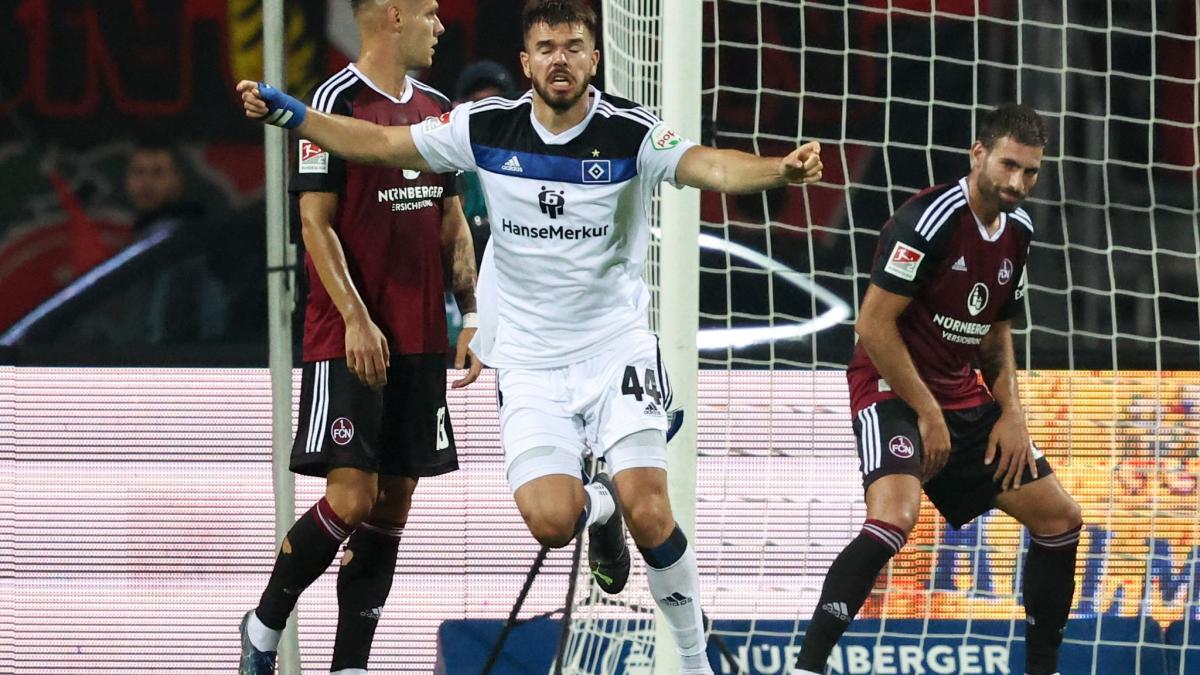 #2. Liga: Sieg in Nürnberg: HSV spielt sich auf Relegationsplatz