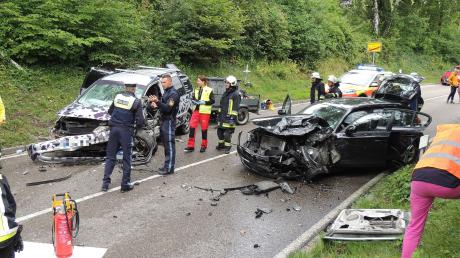 Die Polizei im Landkreis nahm 2023 wieder über 2500 Verkehrsunfälle auf, aber deutlich weniger schwere Kollisionen, wie hier im Stadtteil Bittenbrunn.