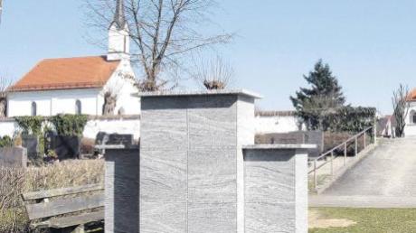 Was kostet ein Grab in der Urnenwand: Der Marktgemeinderat Kühbach legte als Preis 720 Euro fest. Das entspricht den Kosten für ein Familiengrab. 