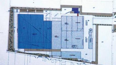 Die große blaue Fläche links im Bild gehört zu dem Gebiet, um das sich das Unternehmen Durach im Todtenweiser Ortsteil Sand vergrößern will.  
