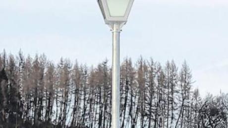 Zu schlecht sind nach Ansicht des Todtenweiser Gemeinderats die Photovoltaik-Leuchten, die an der Sander Straße getestet wurden.