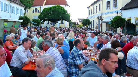 In den vergangenen Jahren herrschte auf dem Marktfest in Kühbach super Stimmung. 