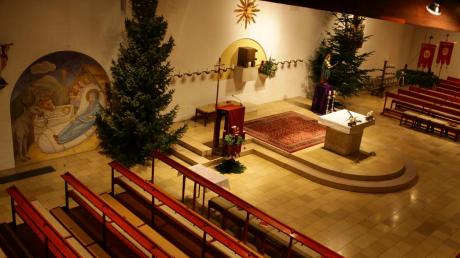 Am 24. Dezember feiert der Oberbernbacher Pfarrstadl sein Patrozinium. Ein Bildnis im Kirchenraum erinnert an die Geburt des Herrn. 