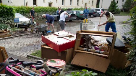 Nicht nur Bayern, auch Sachsen hat das Hochwasser hart getroffen.