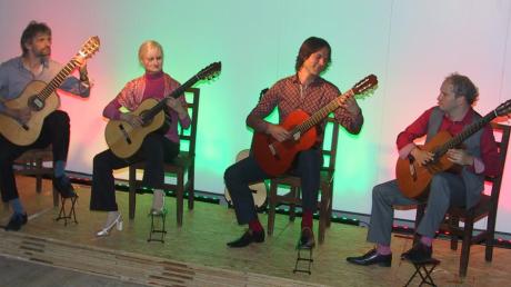 Das Machado-Quartett trat in Blumenthal auf: (von links) Ingo Veit, Stefanie Kobras, Bernhard Prüflinger und Perry Schack. 
