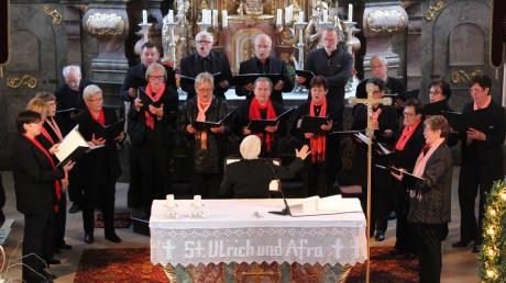 Geistliche Chormusik stellte die Singrunde Todtenweis in den Mittelpunkt ihres Konzertes. 
