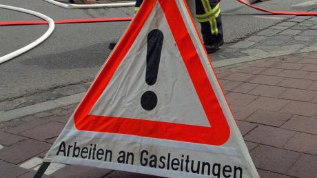 Bei Baggerarbeiten ist eine Gasleitung in Vohburg beschädigt worden.