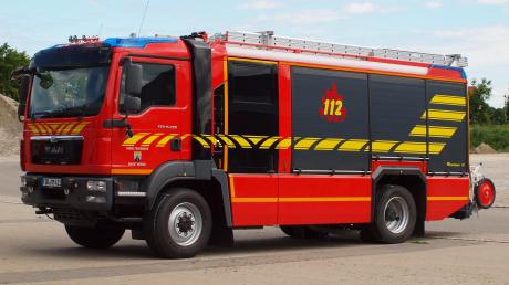 Die Meringer Feuerwehr nahm ihr neues Löschgruppenfahrzeug LF 20 im Juni dieses Jahres in Empfang. Diesen Fahrzeugtyp möchte nun auch die Gemeinde Aindling für ihre Wehr anschaffen. (Archivfoto)