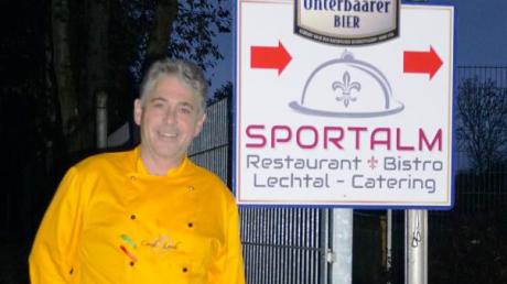 Manfred Schieferle ist der neue Pächter der Sportalm in Aindling. Der Küchenmeister aus Todtenweis hat seit vielen Jahren Erfahrung in der Gastronomie.  	
