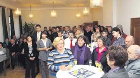 120 Bürger waren am Sonntag zum Neujahrsempfang ins Inchenhofener Rathaus eingeladen. Foto: ech