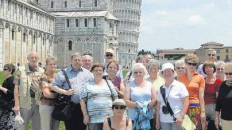 Die Pilgerreise der Pfarrei Thierhaupten führte heuer in die Toskana. Die Reisegruppe besuchte dabei auch Pisa. 