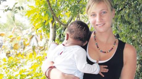 Jessica Wink aus Unterschöneberg arbeitet seit elf Monaten als Freiwillige in einem Kinderhaus in Südafrika. 