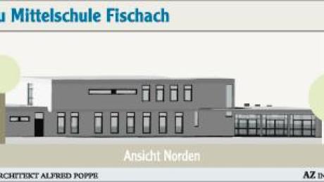 So sieht der Entwurf für die Erweiterung des Schulgebäudes in Fischach aus.