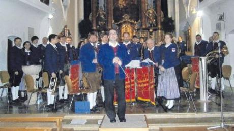 Mit einem Kirchenkonzert erfreute der Musikverein Westendorf und Umgebung in der Pfarrkirche St. Georg seine Zuhörer.  
