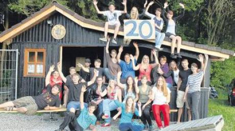 Die Jugendlichen von der Röhrig-Hütte feiern Jubiläum. 