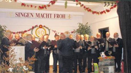 Der Männergesangsverein Neusäß-Westheim hat sein 80. Jubiläum mit einem Jubiläumskonzert gefeiert.  