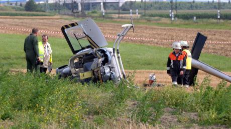 Im Juli 2008 stürzte ein Hubschrauber bei Westendorf ab. Die Helikopterfirma, die den Flug durchführte, muss nun ein Schmerzensgeld in Höhe von 10000 Euro an eine fünfköpfige Familie zahlen. 
