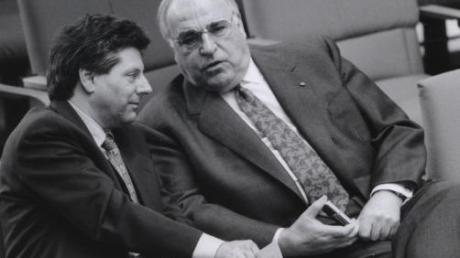 Eduard Oswald und Helmut Kohl. 
