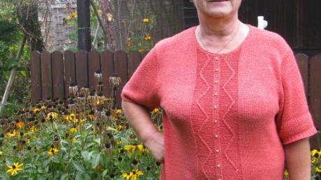Marianne Barth ist stolze Besitzerin eines Kleingartens in Gersthofen.