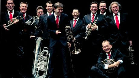 Die Formation „German Brass“ hat zu ihrem Konzert in der Stadthalle Gersthofen das österreichische Ensemble „Blechhaufn“ eingeladen. 
