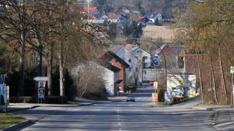 Die Neugestaltung der Ortsdurchfahrt Biberbach ist eines der Projekte auf der Liste für die Dorfererneuerung. 
