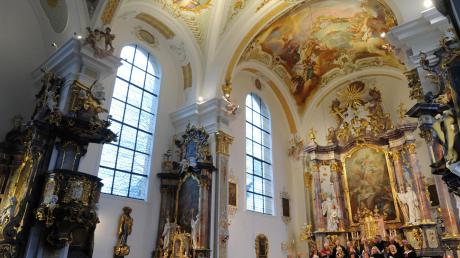 Zu den kulturellen Höhepunkten der Kultur- und Erholungslandschaft Stauden gehören Konzerte in der Klosterkirche. 