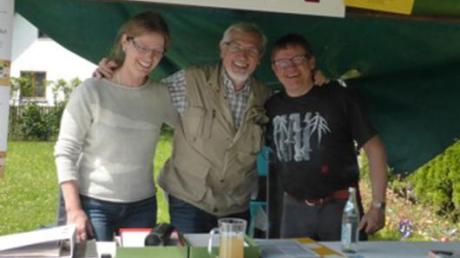Christa Leib, Rudi Zitzelsberger-Jakobs und Helmut Leib (von links) hatten die Tour organisiert.