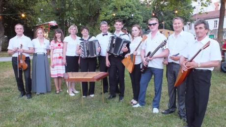 Musiker aus Weißrussland gaben in Dinkelscherben ein Konzert. Im Vordergrund stand humanitäre Hilfe. 
