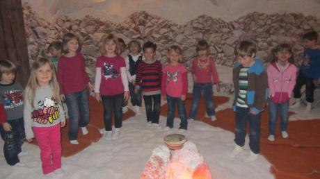 Welche Heilkräfte ein Salzstollen hat, lernten die Kindergartenkinder im Rahmen des Projekts „Haus der kleinen Forscher“. 
