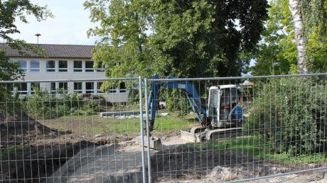 Das Umfeld des Kindergartens in Erlingen wird neu gestaltet. Rund 100000 Euro gibt die Gemeinde dafür aus. 

