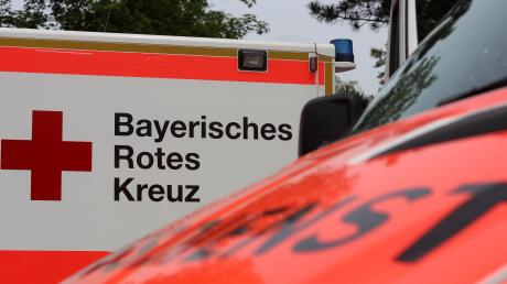 Der Radfahrer wurde nach dem Unfall ins Klinikum Augsburg gefahren.