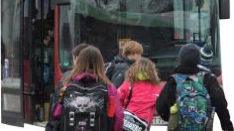 Regelmäßig lässt der Landkreis Schulbusse kontrollieren, die in seinem Auftrag unterwegs sind.