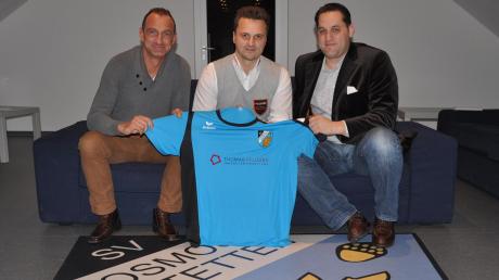 Nach dem Umbau des Sportheims soll beim SV Cosmos Aystetten auch die Fußball-Abteilung umgebaut werden. Das wollen Sportlicher Leiter Frank Marwitz, der neue Trainer Marco Löring und Abteilungsleiter Thomas Pflüger in Angriff nehmen.
