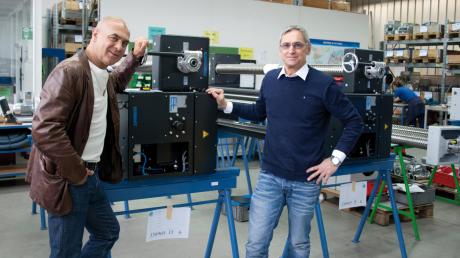 Erhardt+Leimer GmbH Geschäftsführer Michael Proeller (links) und Produktionsleiter und Mitglied der Geschäftsleitung Thomas Schotter. 