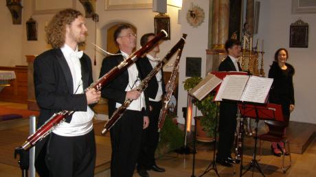 Das Augsburger Bläserensembles Fagotti Parlandi gibt ein Konzert in der Pfarrkirche Dietkirch. 