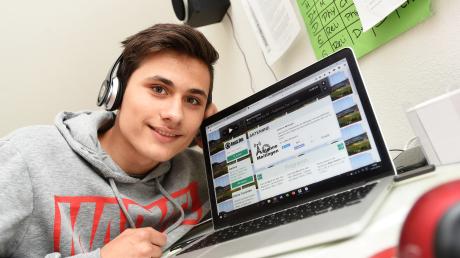 Luka Jakobovic hat einen eigenen Internet-Radiosender für Meitingen aufgebaut. 