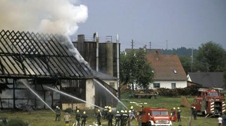 Die Feuerwehr Horgau feiert ihr 140-jähriges Bestehen. 1986 musste sie zum Beispiel in Auerbach eine Scheune löschen. 