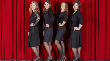 Das Gesangsquartett Sonus Vocalis: (von links) Ruth Schmidt, Maria Bestle, Ida Maria Kastner und Annegret Kornmann.  	