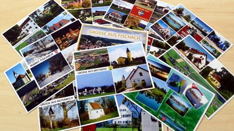 Fischach hat eine neue Serie von Postkarten aufgelegt. Für jeden eizelnen Ortsteil gibt eine eigene Postkarte. 