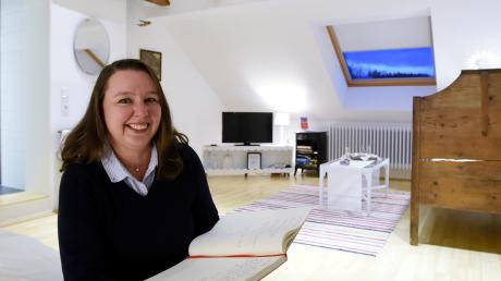 Über Airbnb vermietet Desiree König in Neusäß einen Teil ihrer Wohnung an Gäste.