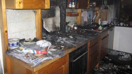 Immer wieder kommt es zu Küchenbränden, da  Essen auf dem Herd vergessen wird. So wie in Steppach vor zwei Jahren.