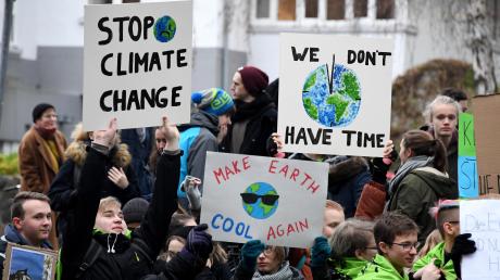 Am Freitag werden Schüler auf der ganzen Welt gemeinsam für den Klimaschutz demonstrieren.