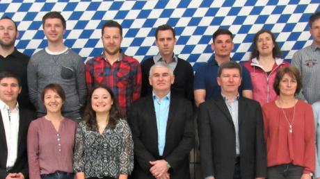 Das ist der neue Vorstand der Spielvereinigung Auerbach/Streitheim. 	
