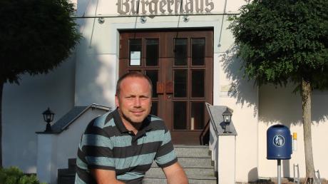 Will Bürgermeister der Gemeinde Allmannshofen werden: Markus Stettberger.