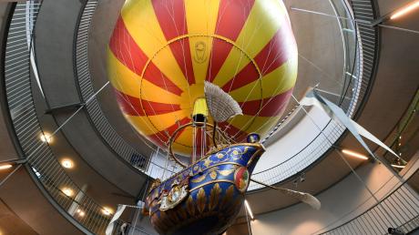 Der Ballon Erdlieb ist das zentrale Ausstellungsstück im Gersthofer Ballonmuseums ist. Dort gibt es in den Osterferien eine Schnitzeljagd für Kinder.