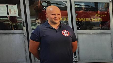 Der neue Kommandant der Freiwilligen Feuerwehr Emersacker, Christian Wörz.  	