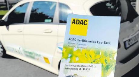 In Augsburg sind ab heute „Eco-Taxis“ unterwegs. Sie wurden vom ADAC getestet und erfüllen beim Schadstoffausstoß bestimmte Grenzwerte.