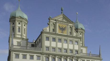 Das Augsburger Rathaus.