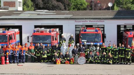In Haunstetten kann die Freiwillige Feuerwehr auf über 100 aktive Mitglieder zurückgreifen. 